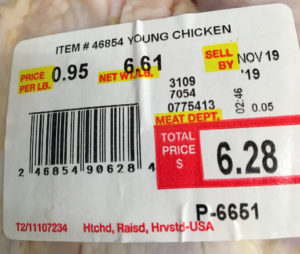 whole chicken pricing