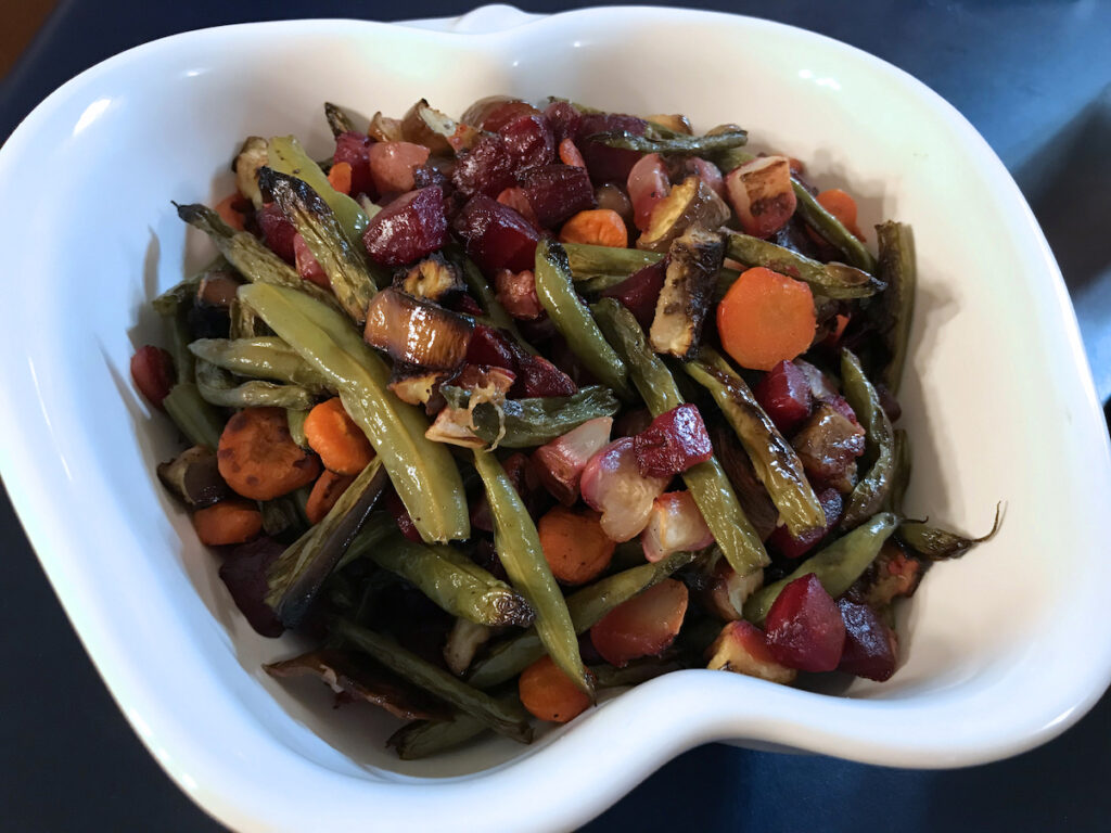 Roasted veggies are a treat for all your senses!