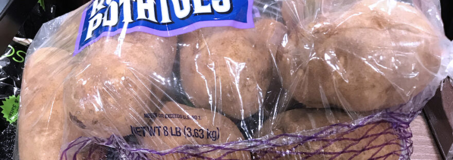 Free pound of potatoes - that's savings in the bag!