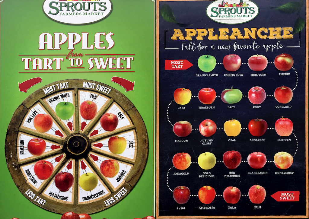 Amazing, appetizing apples...a whole spectrum of flavor!