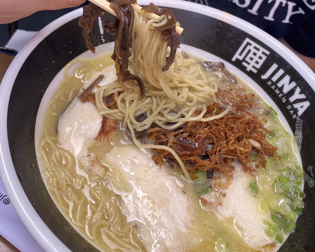 I tried the mild but comforting Chicken Ramen