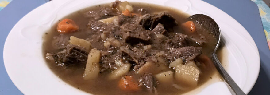 Beef soup...with only half the real ingredients!