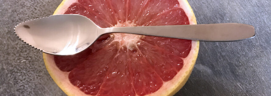 using a grapefruit spoon