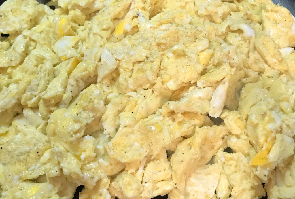 I love scrambled eggs!