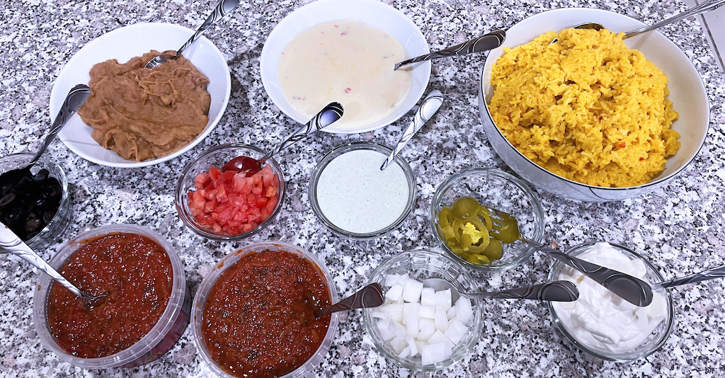 Nacho Bar toppings