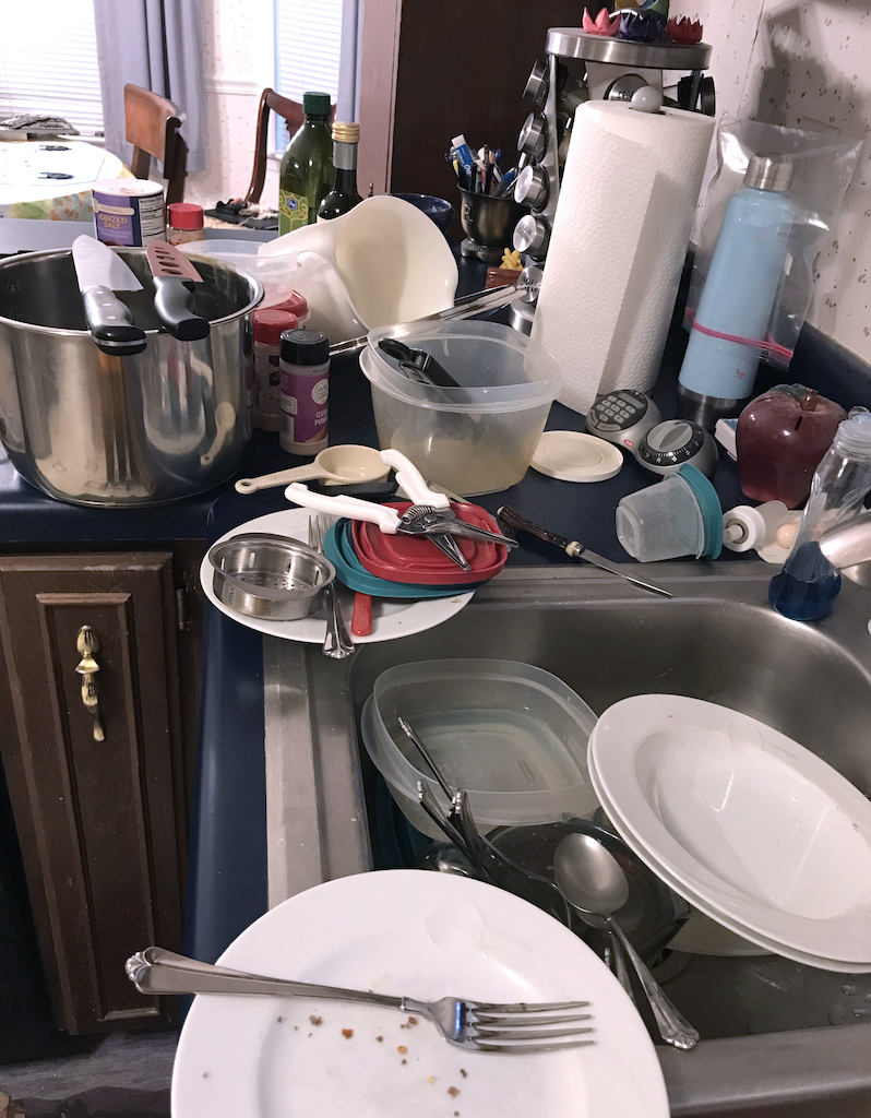 Step 1 to a clean kitchen - store it!