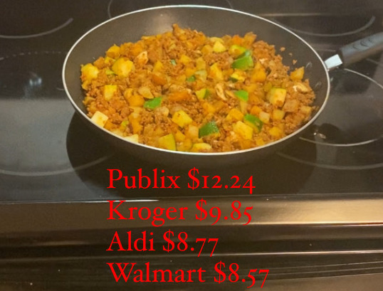 Paleo Taco Skillet with prices