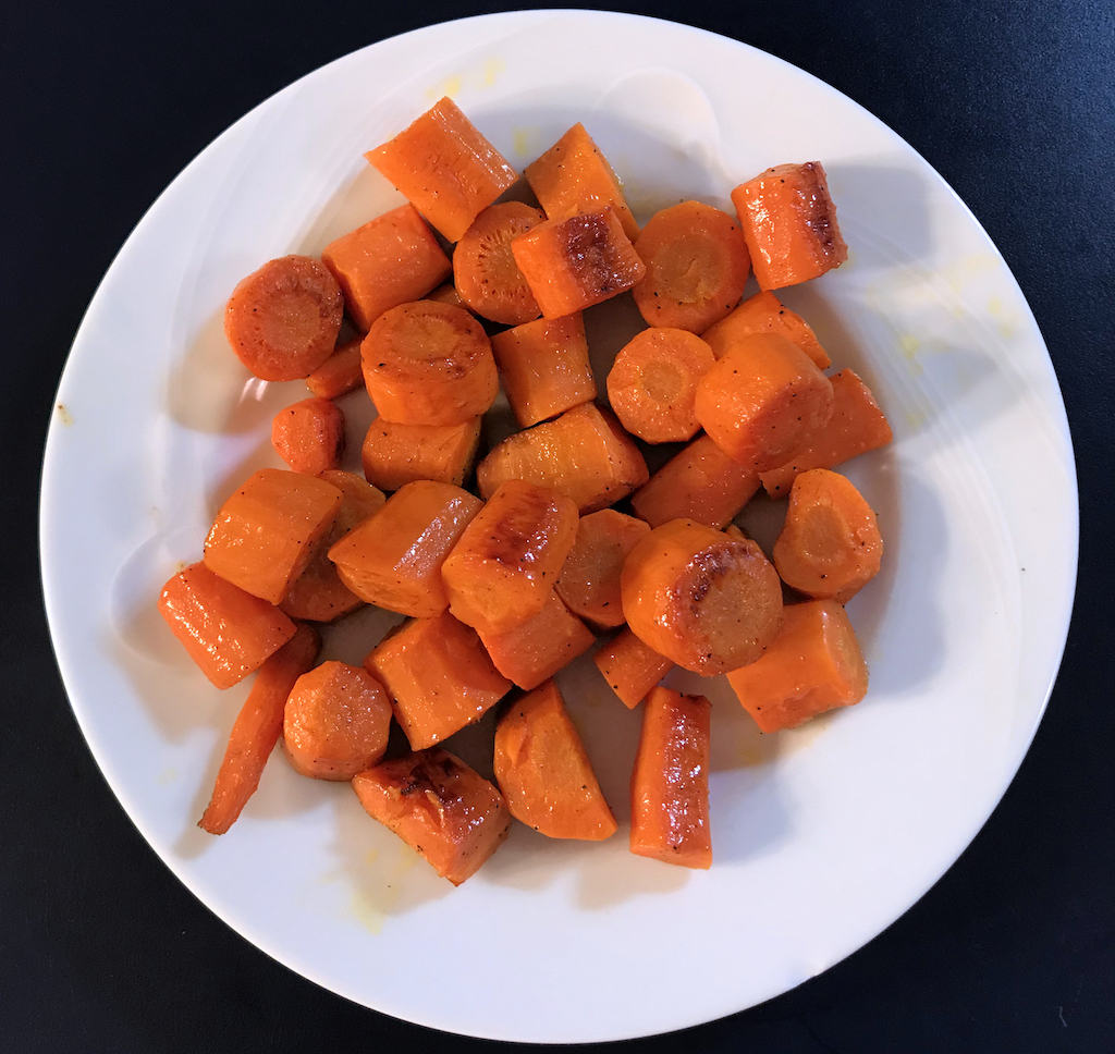 Roasted carrots - YUM!