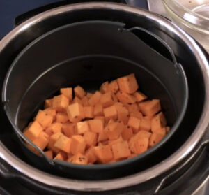 Roast sweet potatoes in the Instant Pot