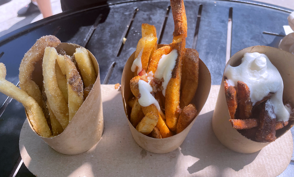 3 flavors of fries!