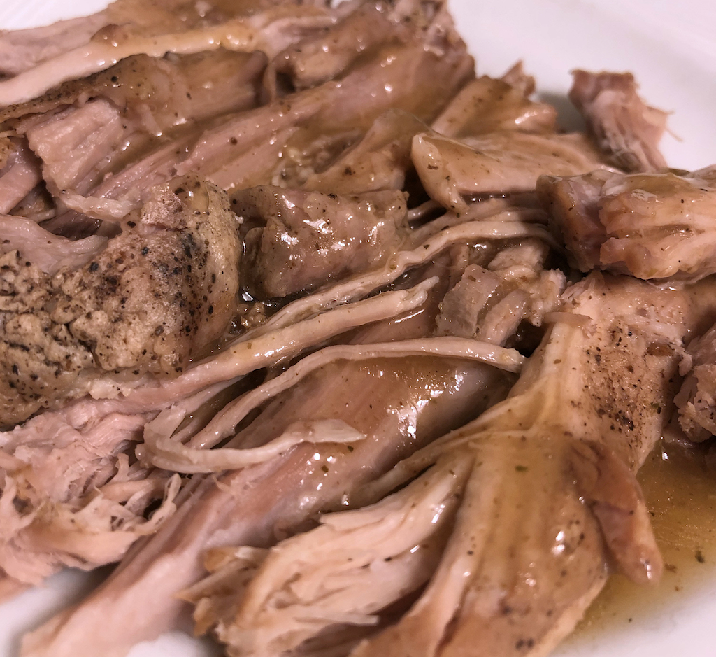 Mojo Pork and gravy...SAVE that broth!