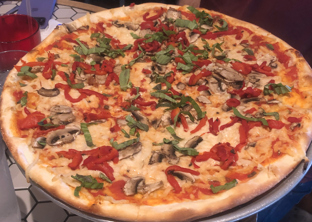 My vegan pizza at Five Points
